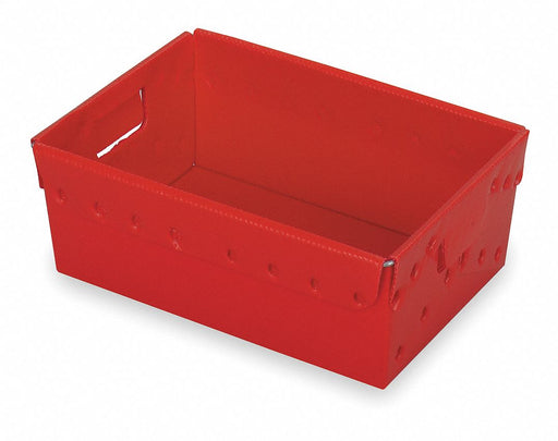 D5773 Nesting Tote 18 in L 13 in W Red PK5