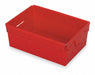 D5773 Nesting Tote 18 in L 13 in W Red PK5