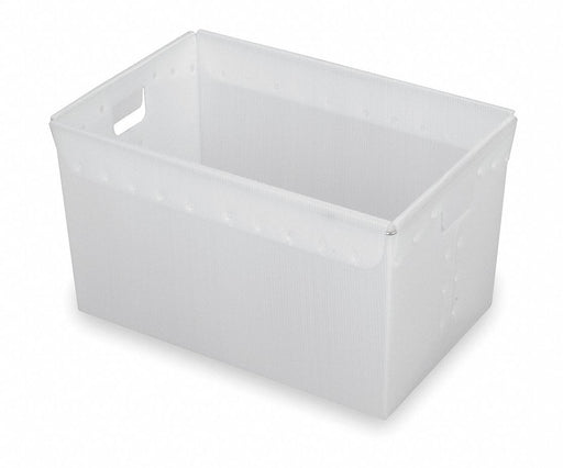 D5776 NestingTote 23inL 15.625inW White PK3