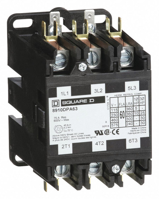 H2644 DefPurpContactor 220/208-240VAC 3P 75A