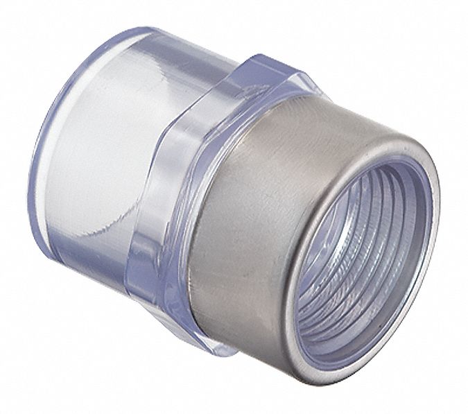 PVC Straight 1 1/2 in 1 1/2 in NPT