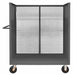 3 Sided Mesh Cart 1 Shelf 3600 lb.