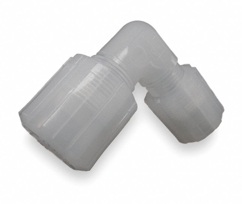 Elbow PFA Comp. 3/8 in Comp. 1/4 in