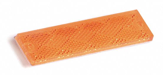 Reflector Rectangular Amber 4-7/16 L