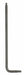 Torx Key L Shape Alloy Steel 3 3/8 in