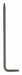 Torx Key L Shape Alloy Steel 3 9/16 in
