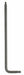 Torx Key L Shape Alloy Steel 3 51/64 in