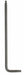 Torx Key L Shape Alloy Steel 7 1/2 in