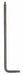 Torx Key L Shape Alloy Steel 2 61/64 in