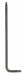 Torx Key L Shape Alloy Steel 3 5/32 in