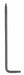 Torx Key L Shape Alloy Steel 3 51/64 in