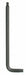 Torx Key L Shape Alloy Steel 4 1/2 in