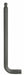 Torx Key L Shape Alloy Steel 5 1/4 in