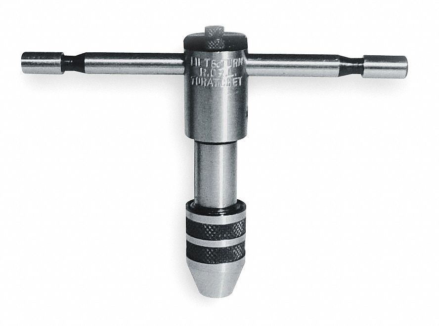Tap Wrench 4 1/2 in Ratcheting Sliding