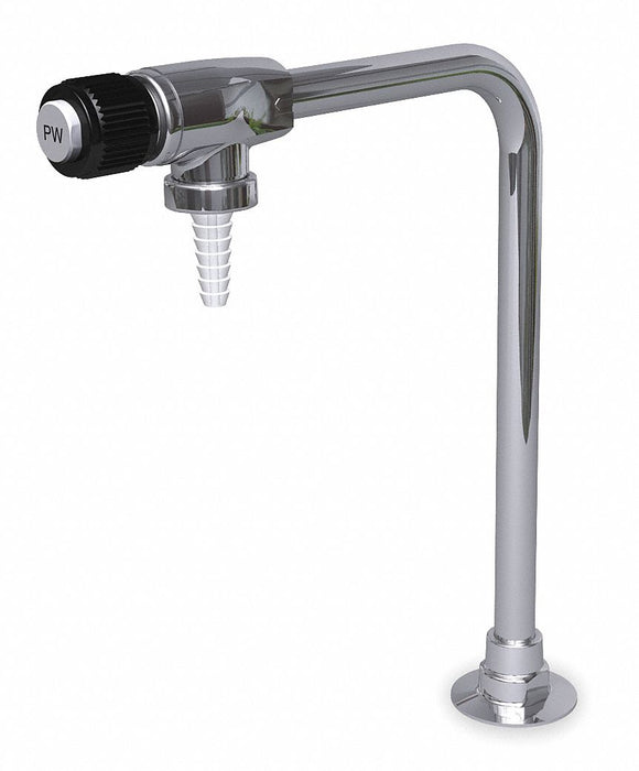 Gooseneck Chrome Brass 1.1gpm