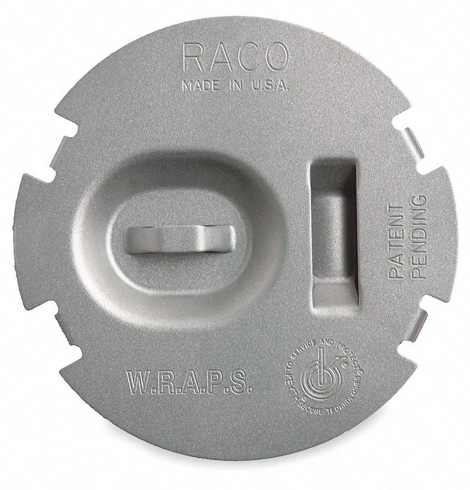 Electrical Box Cover Round Flat