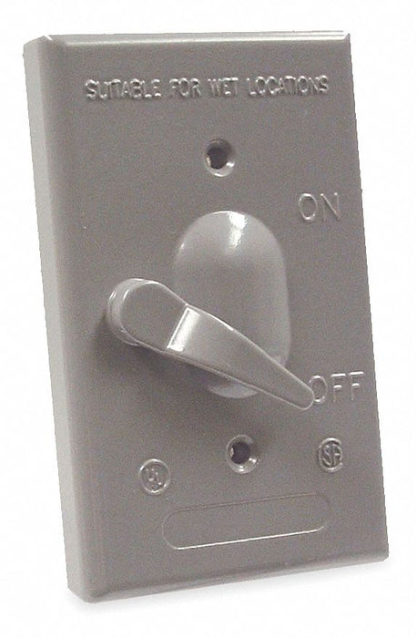 Weatherproof Cover with Lever Switch