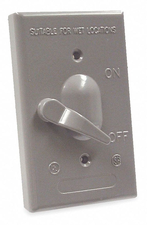 Weatherproof Cover with Lever Switch