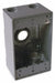 Weatherproof Box 3/4 in Hub Aluminum
