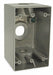Weatherproof Box 1/2 in Hub 3Inlet