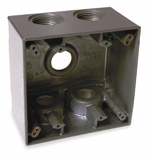 Weatherproof Box 3/4 in Hub 5Inlet