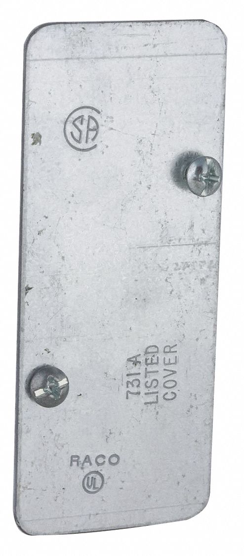 Electrical Box Cover Blank 3-3/4 in.