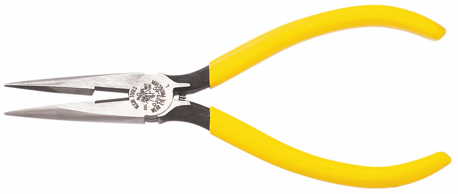 Needle Nose Plier 6-5/8 L Serrated