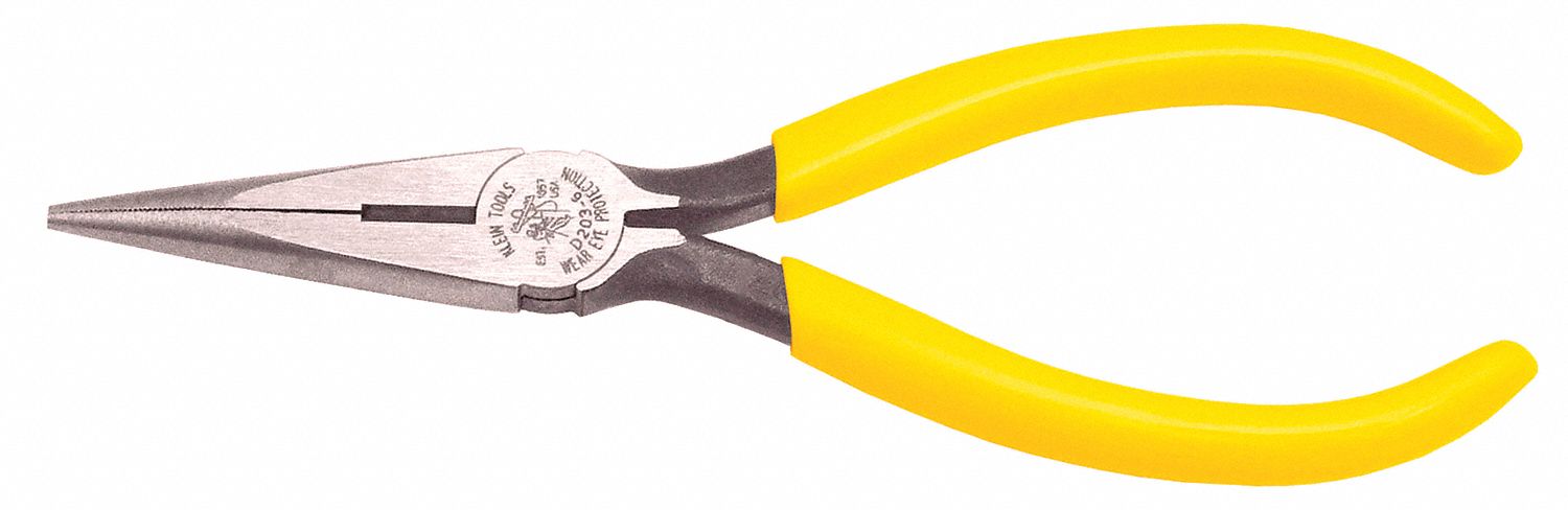 Long Nose Plier 7-3/16 L Serrated