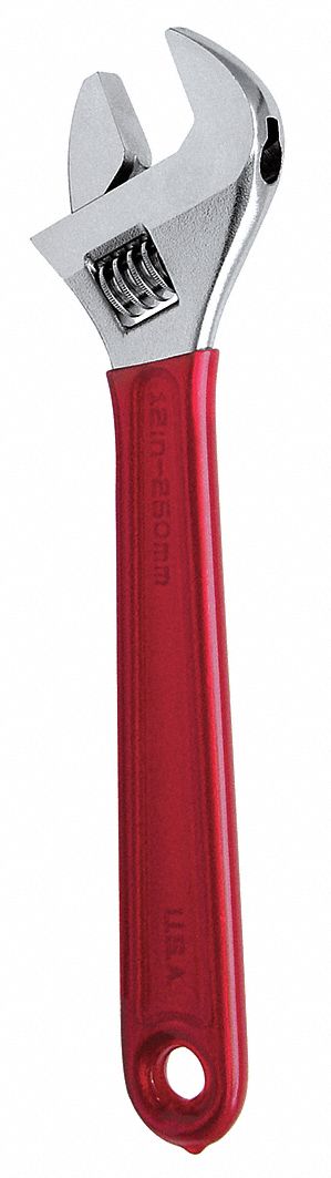 Adj. Wrench Plastic Chrome 12 