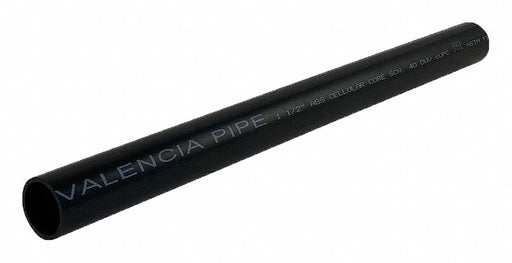Pipe ABS Black 1 1/2 in Unthreaded