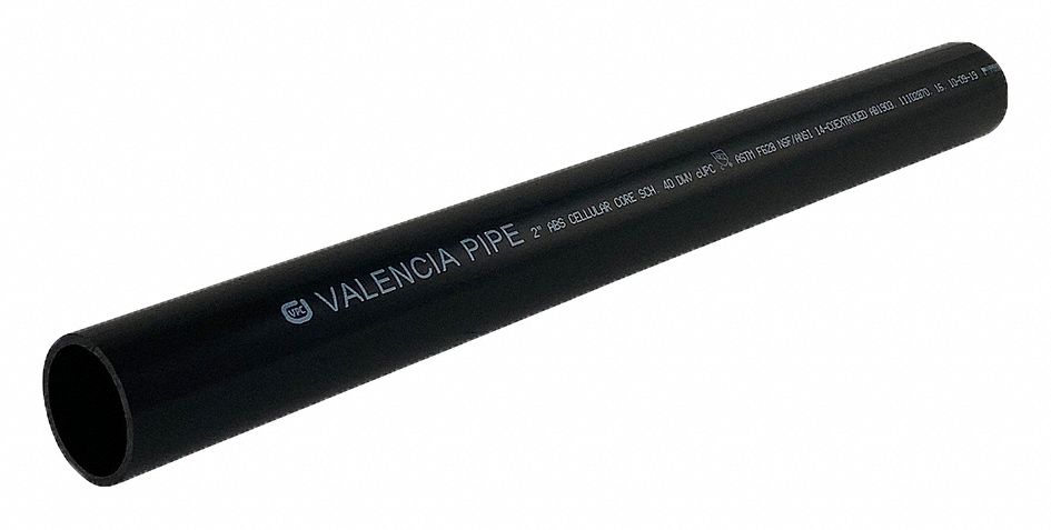 Pipe ABS Black 2 in Unthreaded