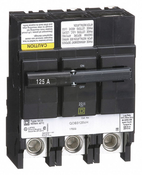 Circuit Breaker 125A Bolt On 120/240V 3P