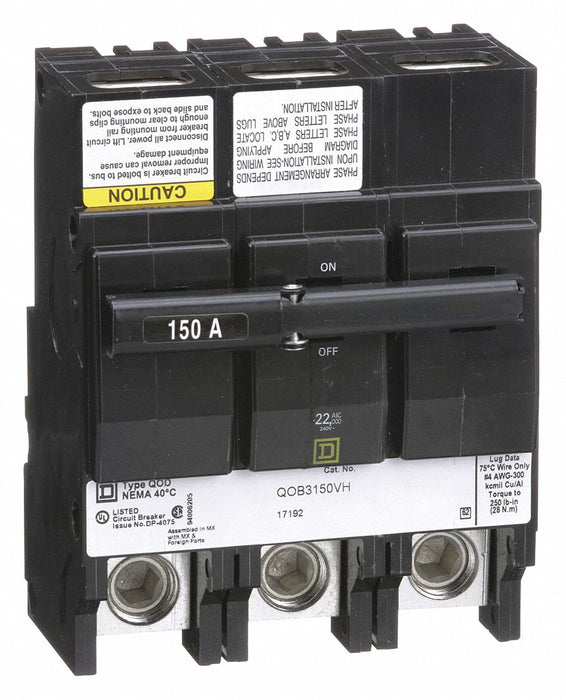 Circuit Breaker 150A Bolt On 120/240V 3P