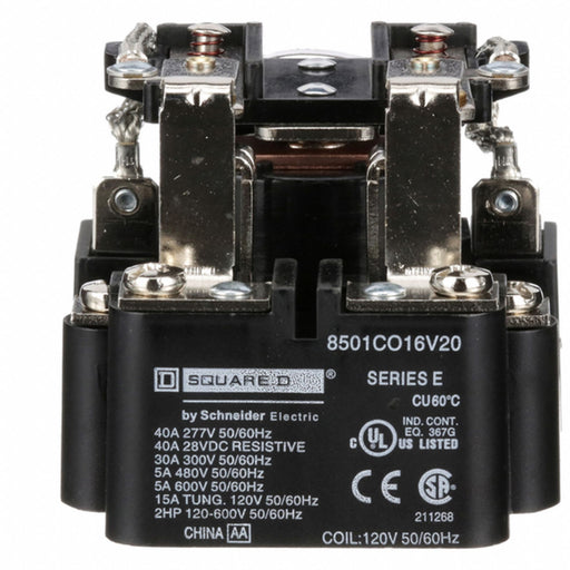 H8137 Open Power Relay 120V AC DPDT 8Pins