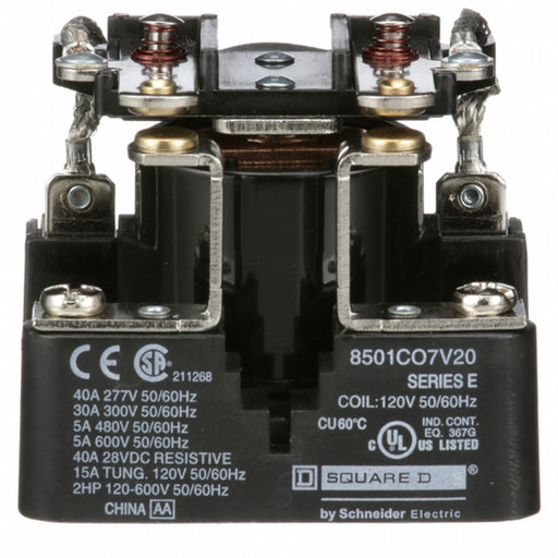 Open Power Relay 6 Pin 120VAC DPST-NO