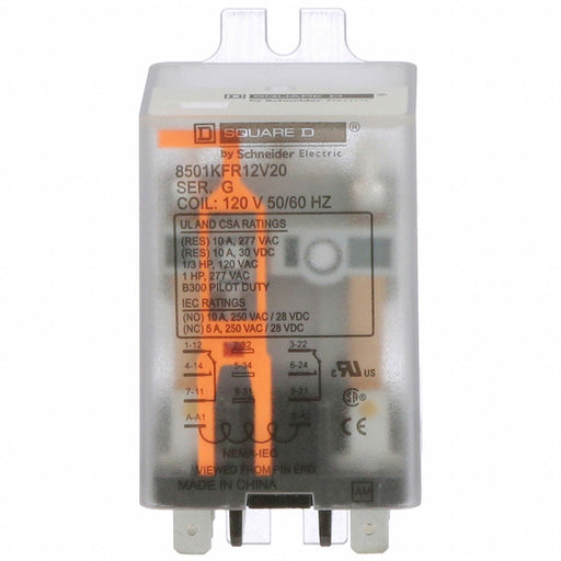 H8096 Flange Relay 120VAC 8 Pins 12A @ 240V AC