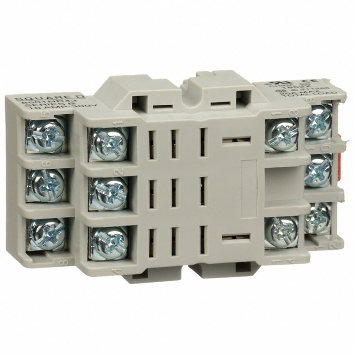Relay Socket Square 11 Pins 10 A
