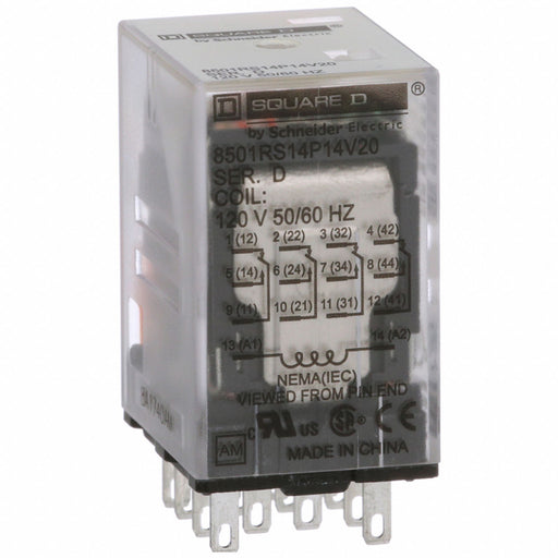 General Purpose Relay 120VAC 6A 14Pins