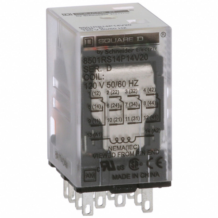 General Purpose Relay 120VAC 6A 14Pins