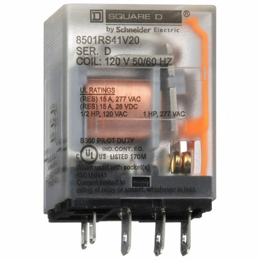 H8078 General Purpose Relay 120VAC 15A 5Pins