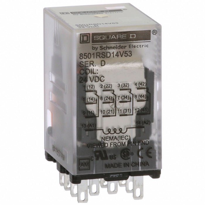H8059 General Purpose Relay 24VDC 6A 14Pins