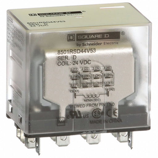 H8033 General Purpose Relay 24VDC 15A 14Pins