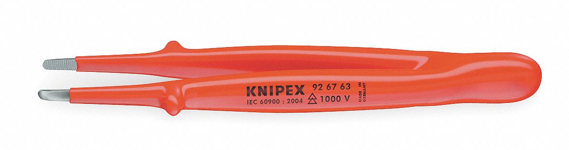 Insulated Tweezers SS Straight 5 45/64 L