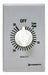 Spring-Wound Timer Silver 120/277V AC