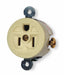Receptacle Ivory 15 A 2P3W Side 1PK