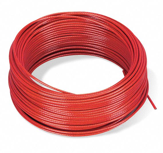 Cable 83 ft Len Plastic Coated Steel