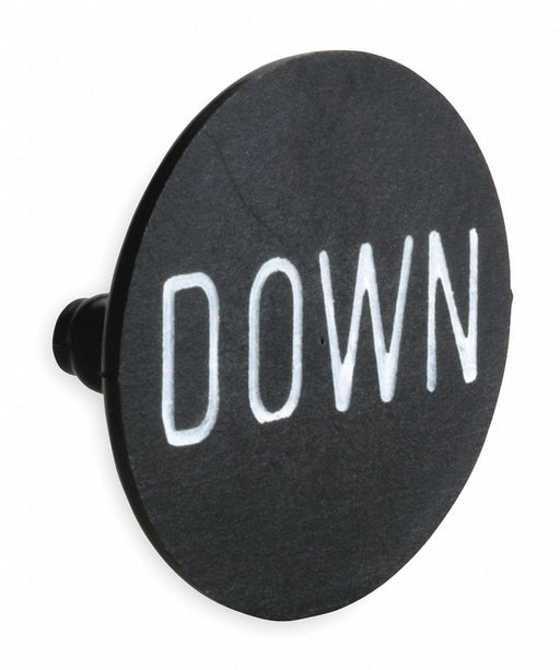 Legend Plate Down Black/Black Round