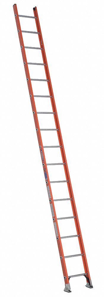 Ladder 16 ft.H 19 in W Fiberglass
