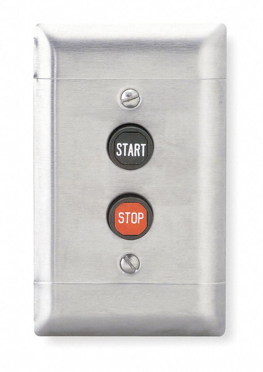ControlStation Feed-Thru 2Buttons Blk