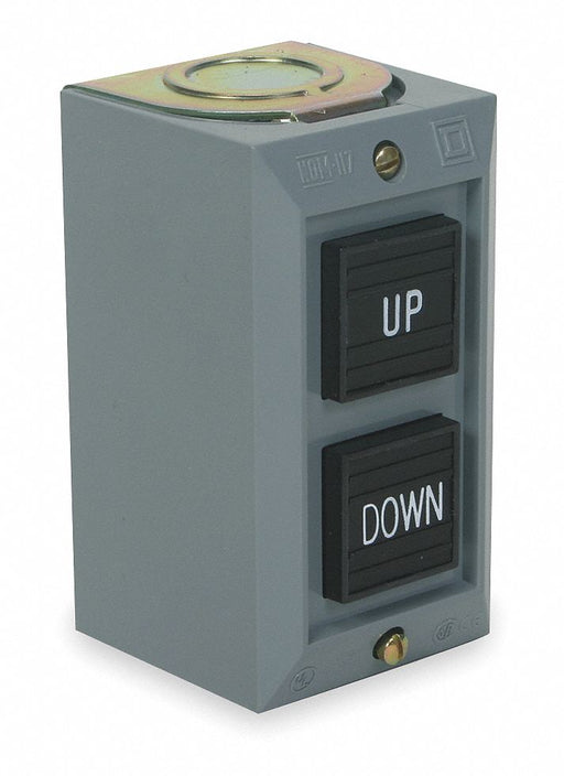 ControlStation Feed-Thru 2Buttons Blk